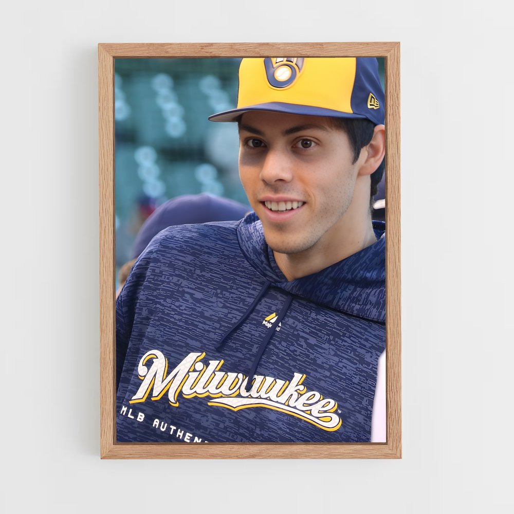 Poster Christian yelich exceptionnel – affiche Baseball (vue 4)